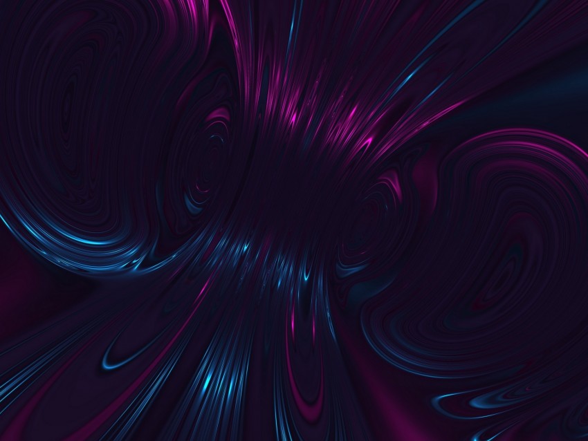 Fractal Purple Dark Gleam Abstraction Png - Free PNG Images