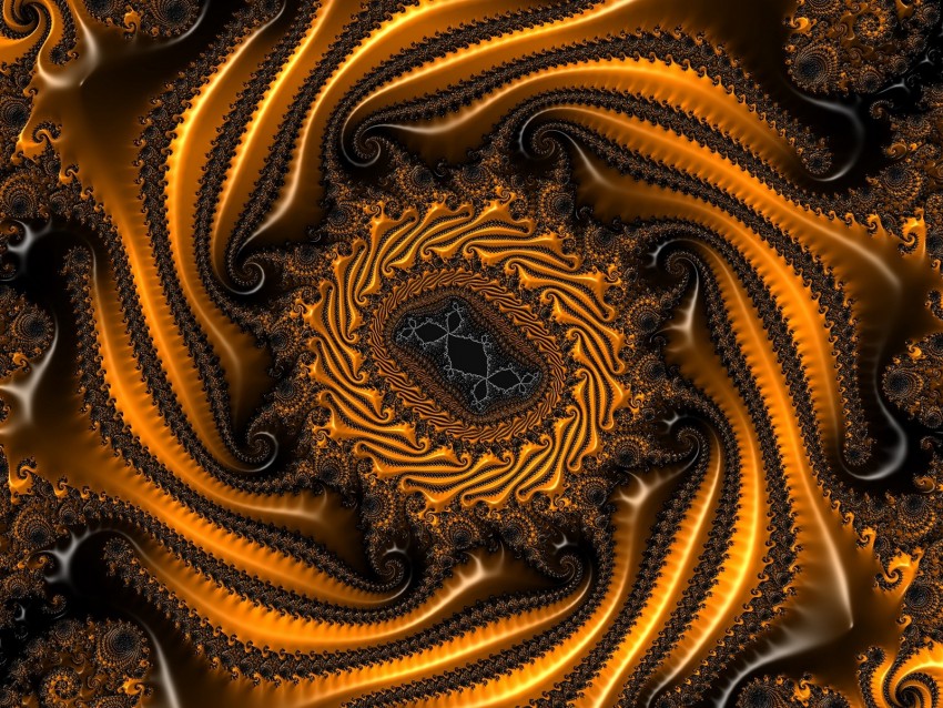 fractal, shape, twisted, relief, surface, patterns