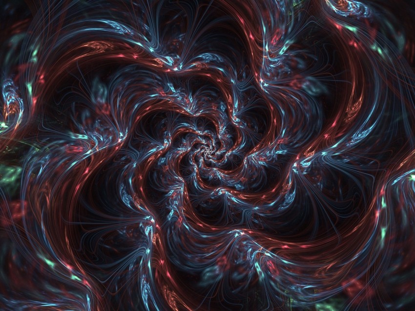 fractal, spiral, patterns, lines, wavy