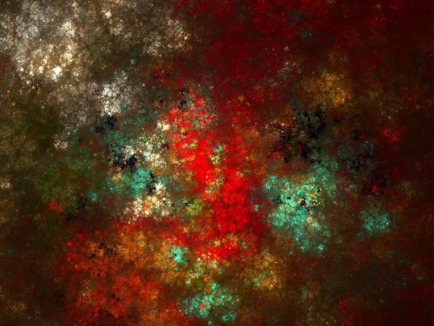 fractal, spots, colorful, texture, abstraction
