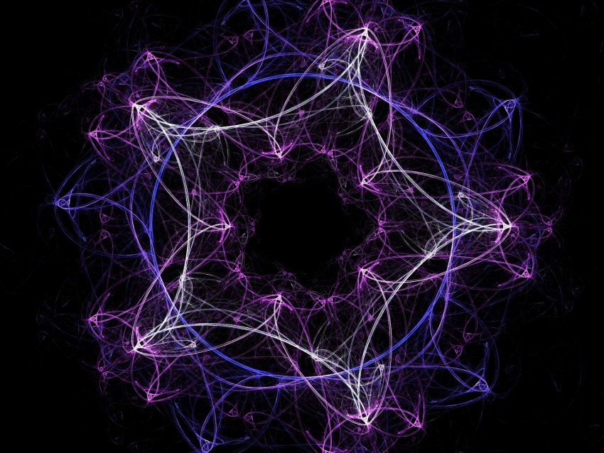 fractal, tangled, pattern, mandala, abstraction