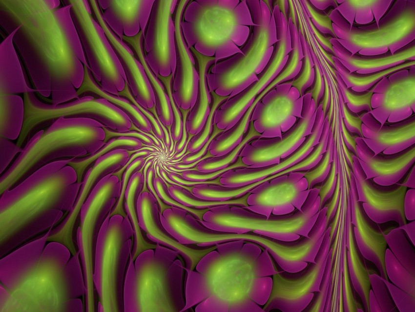 fractal, vortex, swirling, abstraction