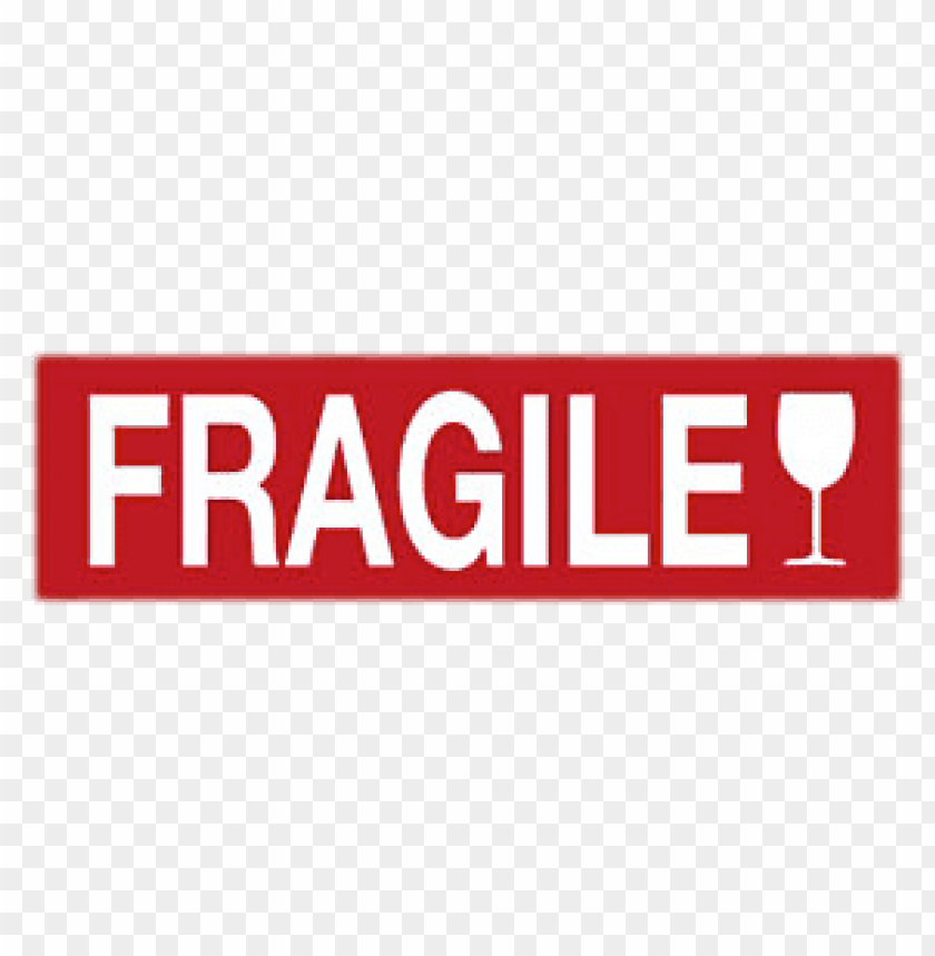fragile glass sign PNG image with transparent background@toppng.com