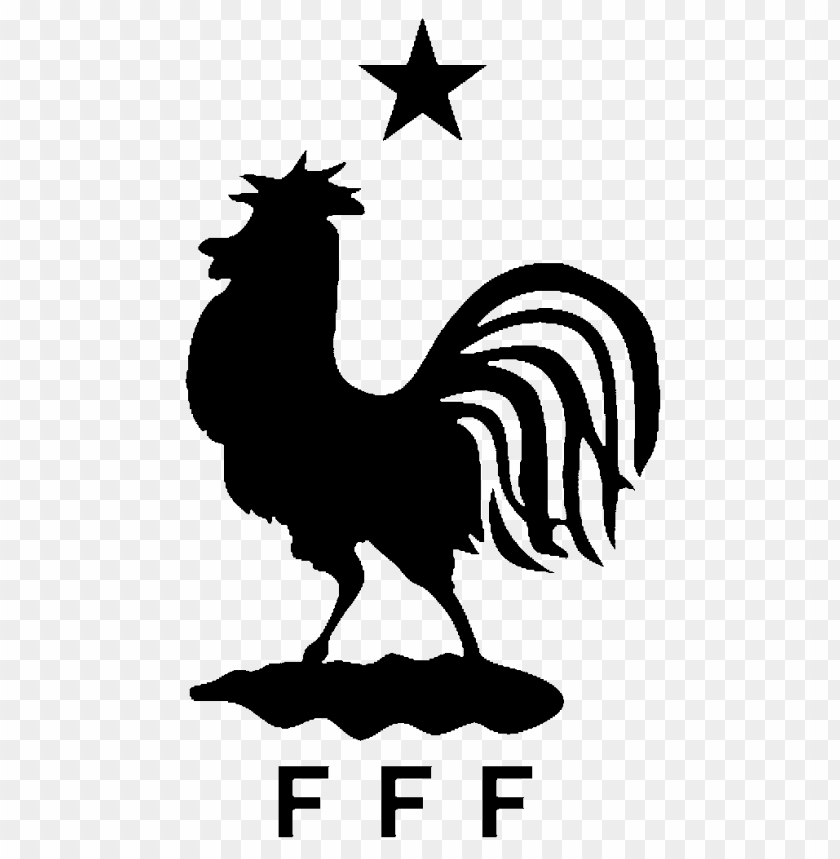 france fff football soccer black logo symbol PNG image with transparent background@toppng.com
