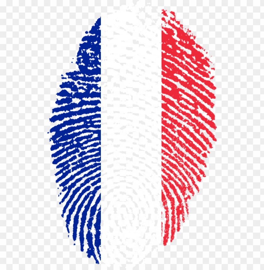 france flag fingerprint PNG transparent with Clear Background ID 84400