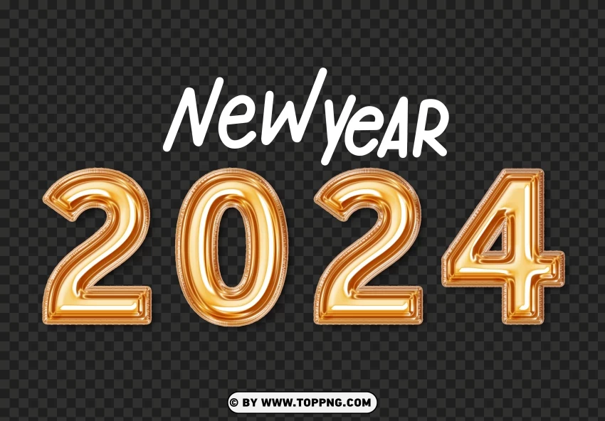 2024 New Year PNG,2024 Happy Transparent, Happy New Year PNG ,2024 PNG,