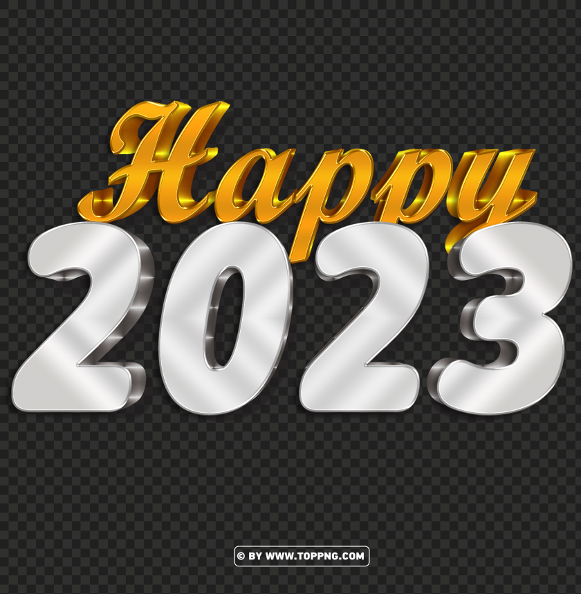 free 3d gold silver happy 2023 png background2023 transparent png,2023 png,2023 png File,2023,2023 transparent background,2023 img,2023 PNG
