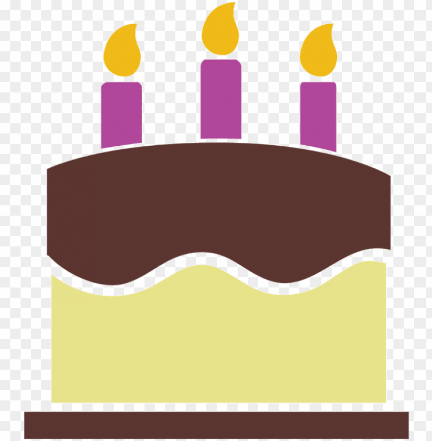 Free Birthday Icon- Birthday Cake Vector Icon Png - Free PNG Images