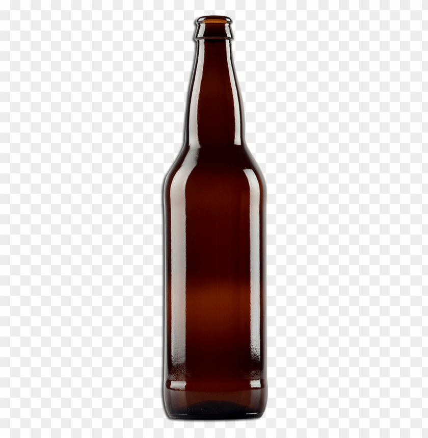 Free Brown Glass Bottle PNG Image With Transparent Background