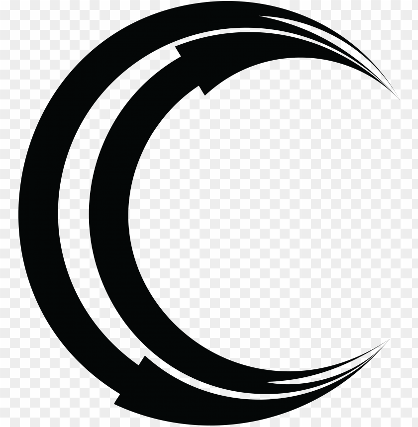 free clipart of a black and white arrow cresent moon luna de iori yagami png image with transparent background toppng luna de iori yagami png image with