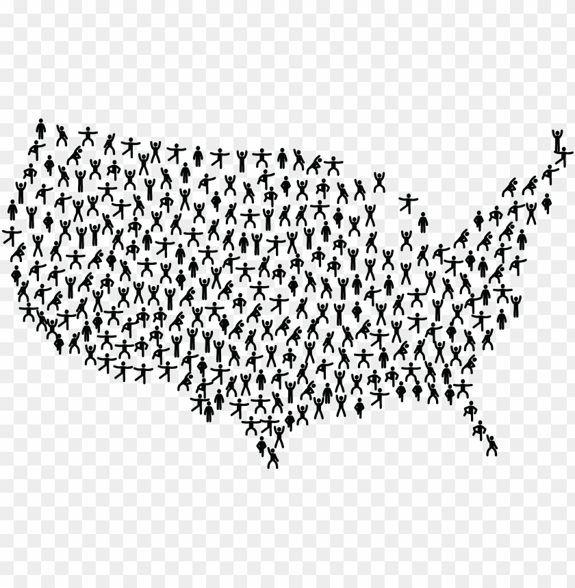 free clipart of a united states map of fitness people - united states map stars PNG image with transparent background@toppng.com