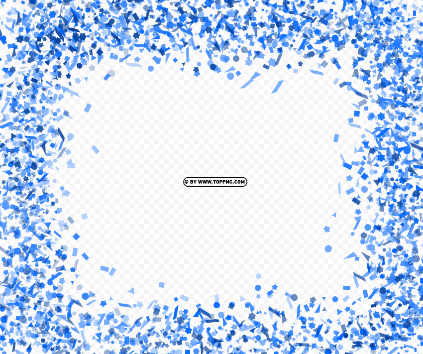 free confetti frame blue color png images , Confetti png,Confetti png transparent,Png confetti,Transparent background confetti png,Transparent confetti png,Party confetti png