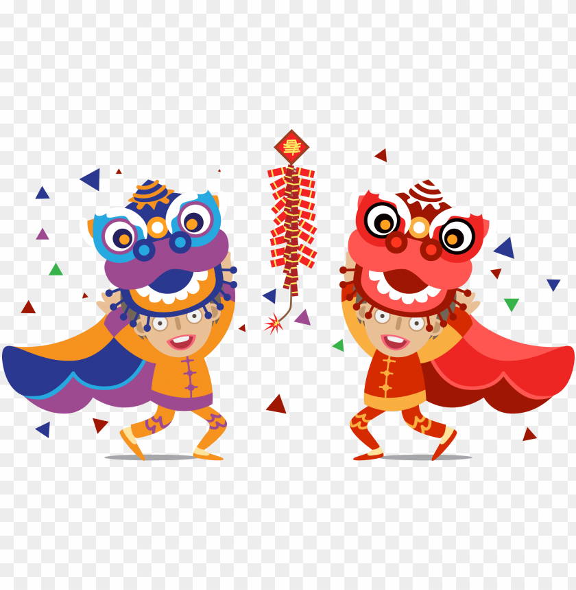 Free Dance Dragon Clip Art Transprent Png Free Chinese New Year Dragon Png Image With Transparent Background Toppng