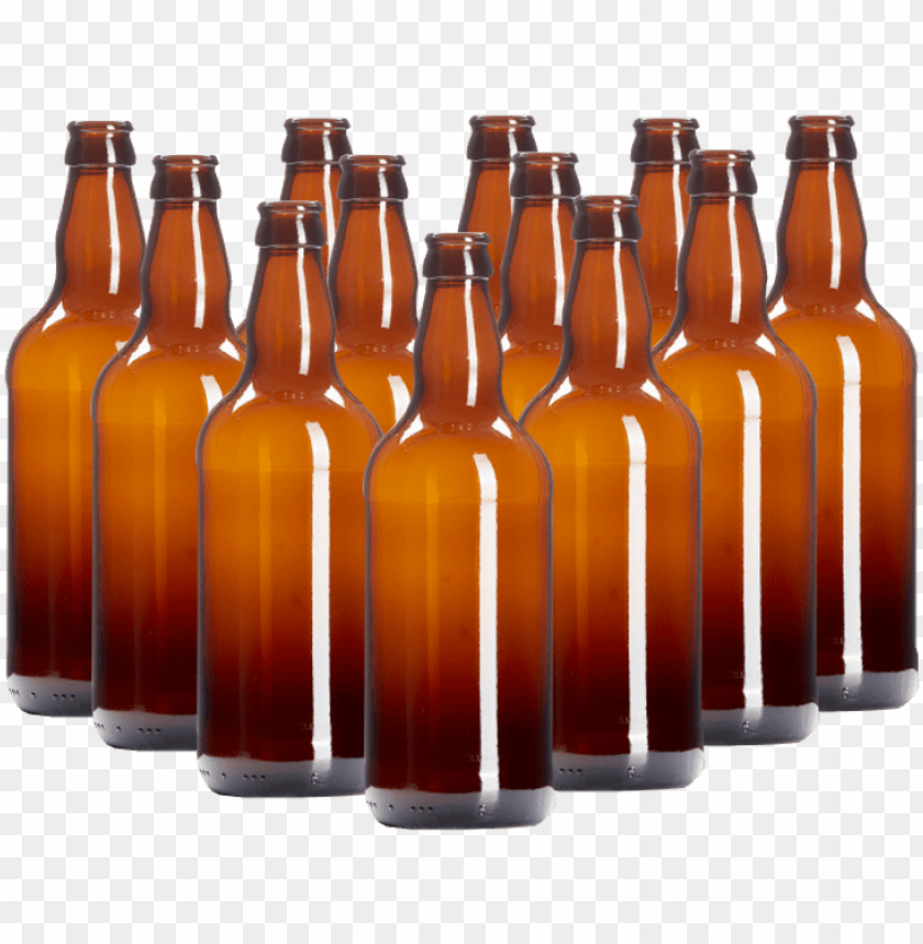 free PNG free download 500ml brown / amber glass beer bottles - 500ml brown / amber glass beer bottles pack PNG image with transparent background PNG images transparent