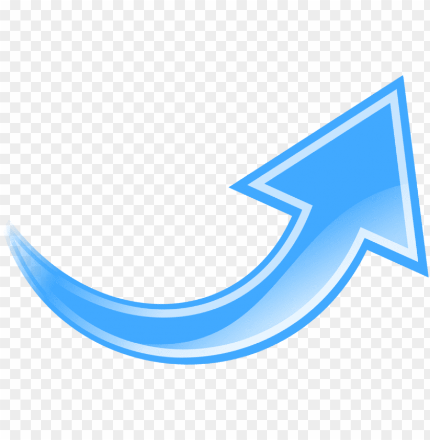 blue arrow transparent