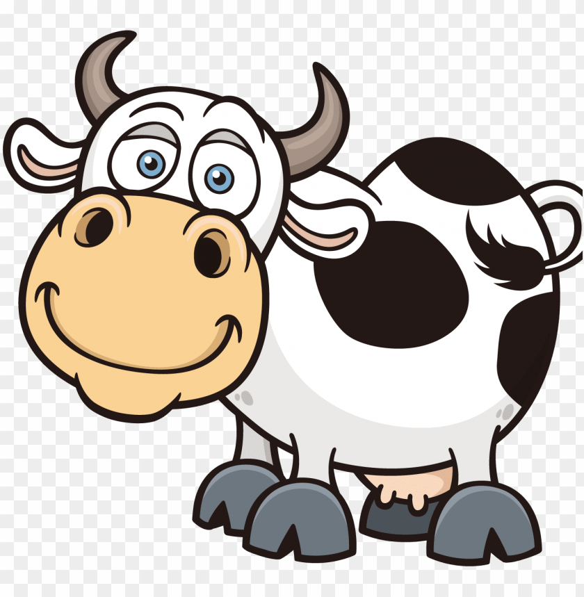 free download cattle cartoon royalty free clip - cartoon image of cow PNG  image with transparent background | TOPpng