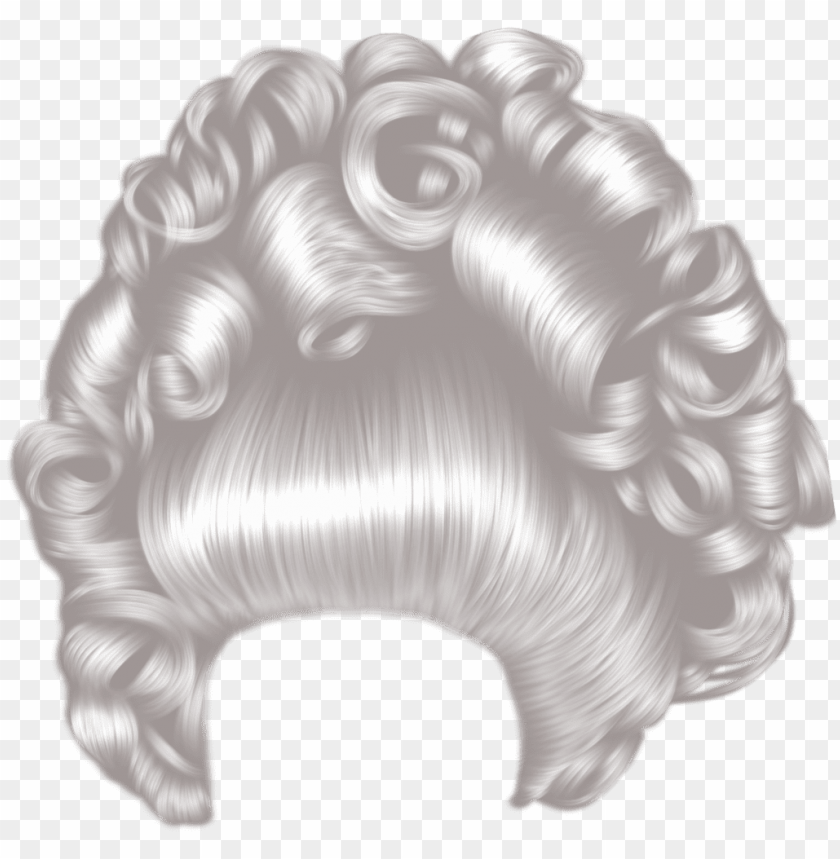 free PNG free download grey hair png clipart cabelo wig - big hair PNG image with transparent background PNG images transparent