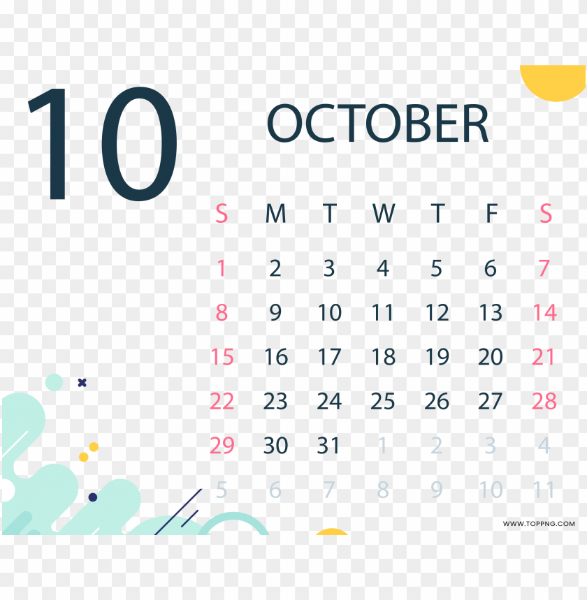 october 2023 calendar clear background,october 2023 calendar transparent,october 2023 calendar png hd,october 2023 calendar without