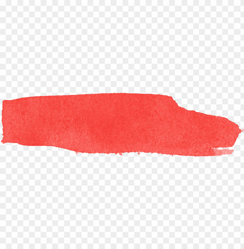 Free Download Red Watercolor Brush Stroke Png Image With