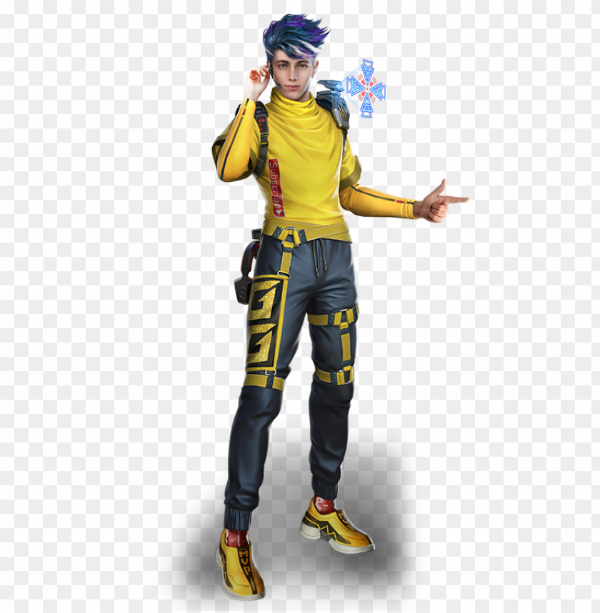 free fire ff wolfrahh man character PNG transparent with Clear Background ID 475348