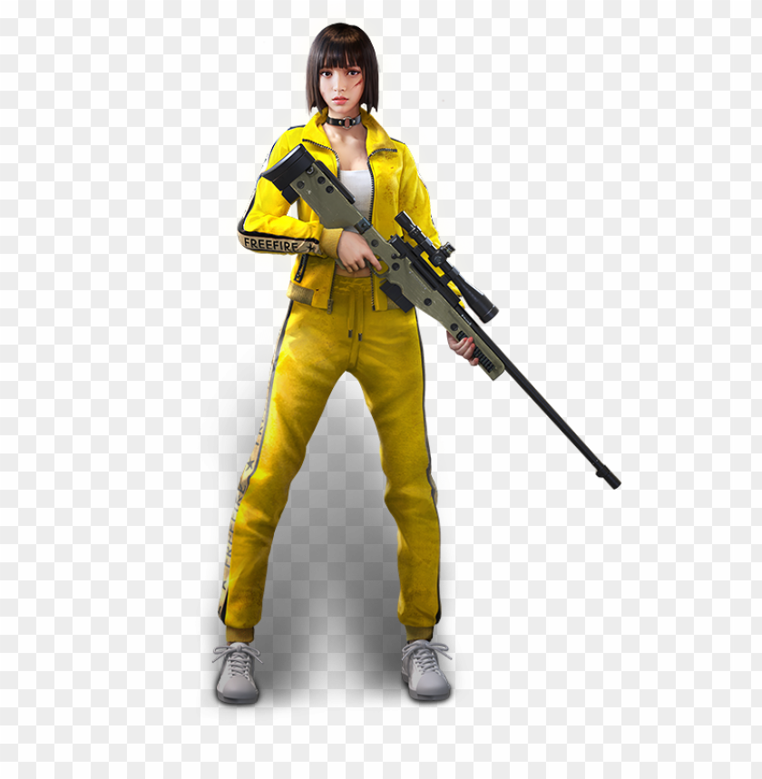 free fire kelly female character PNG image with transparent background@toppng.com