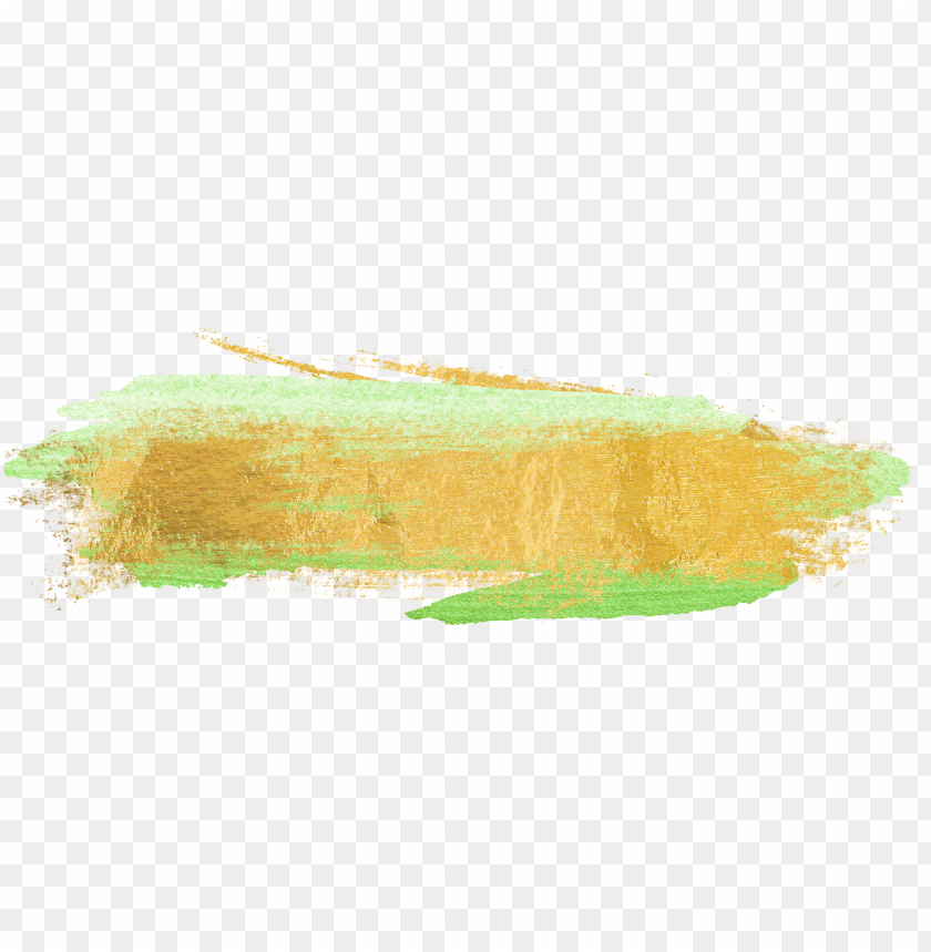free gold paint brush strokes -cu ok - transparent paint brush stroke PNG image with transparent background@toppng.com