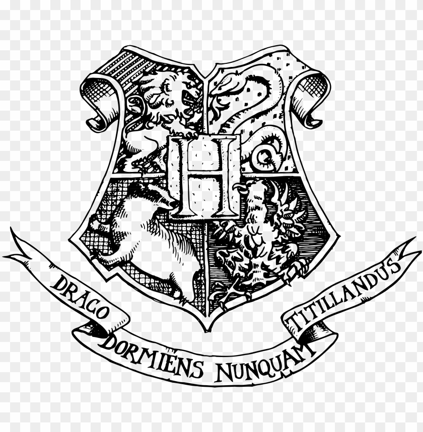 free gryffindor logo png hogwarts crest no background PNG transparent with Clear Background ID 183975
