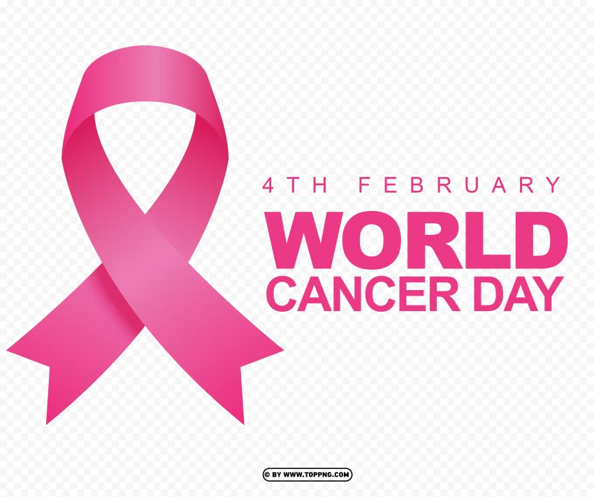free logo 4th february world cancer day hd png , cancer icon,
pink ribbon,
awareness ribbon,
cancer ribbon,
cancer background,
cancer awareness