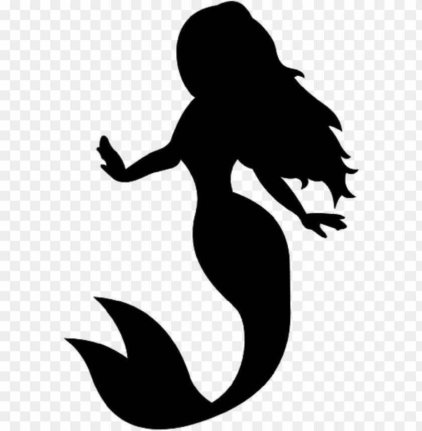 Download Free Mermaid Silhouette Wannacraft Little Mermaid Silhouette Png Image With Transparent Background Toppng