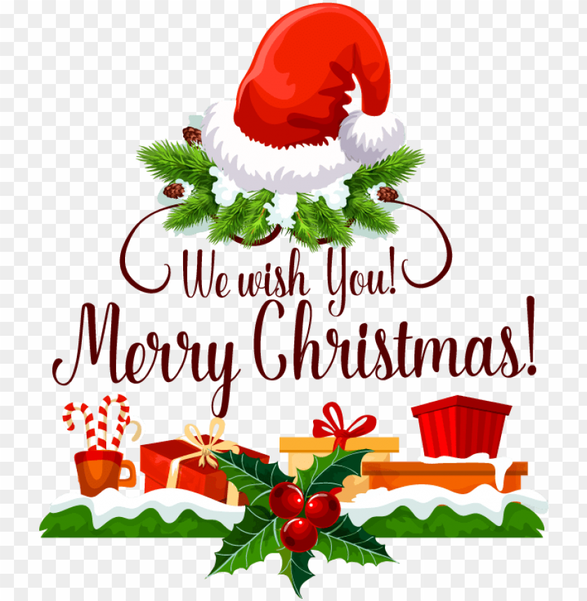free merry christmas and happy holidays PNG transparent with Clear Background ID 233896