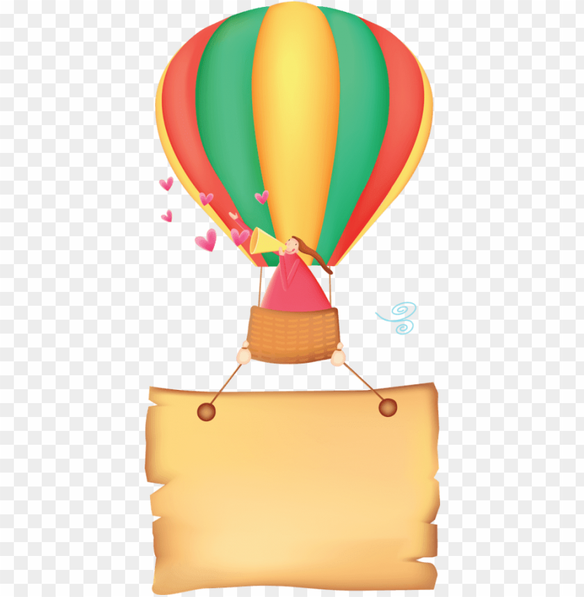 Free Png Airship Png Images Transparent - Air Balloons Cartoon Frame PNG Transparent With Clear Background ID 241001