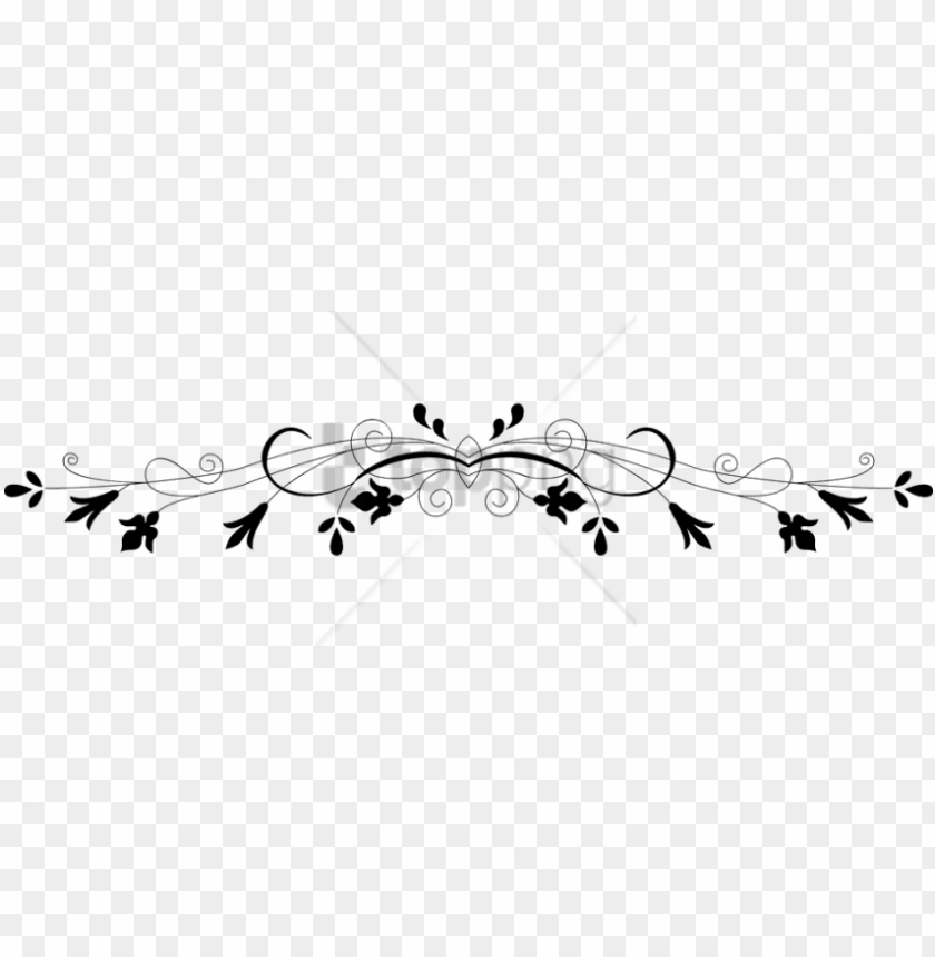 Free Png Border Line Design Png Png Image With Transparent Flower Border Clipart Black And White Png Image With Transparent Background Toppng