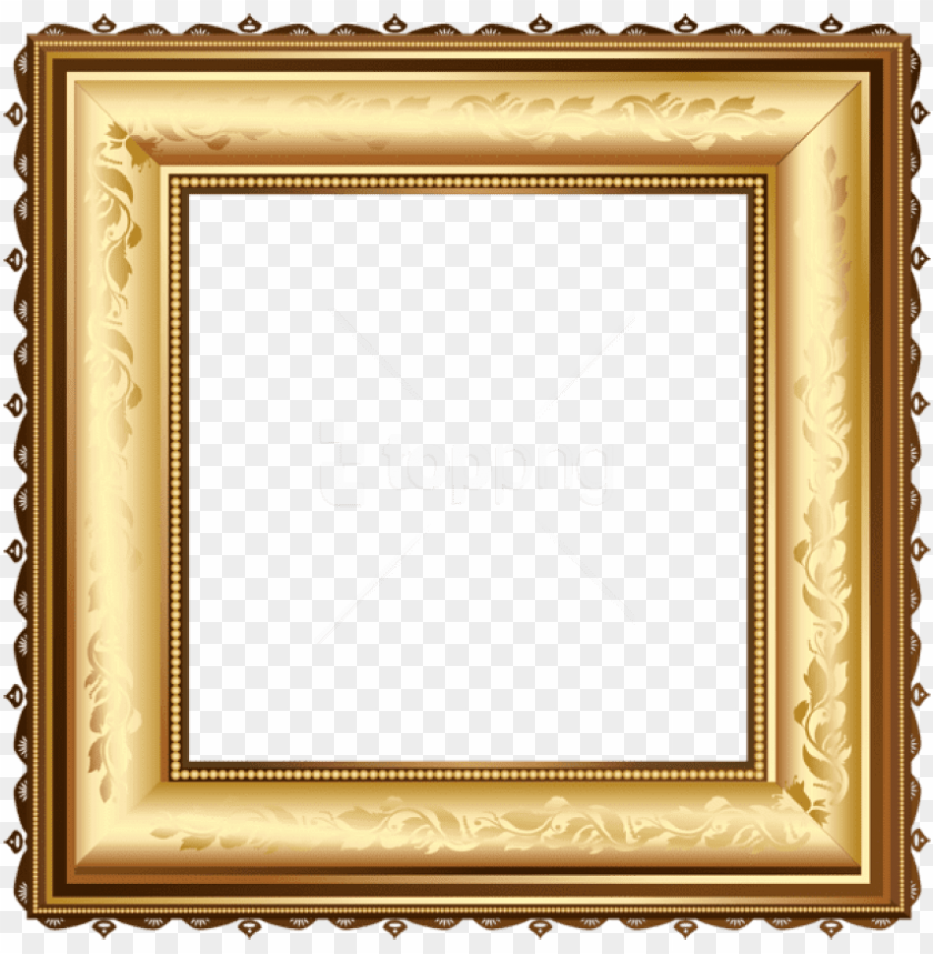 free PNG free png brown and gold transparent photo frame background - gold and brown frames PNG image with transparent background PNG images transparent