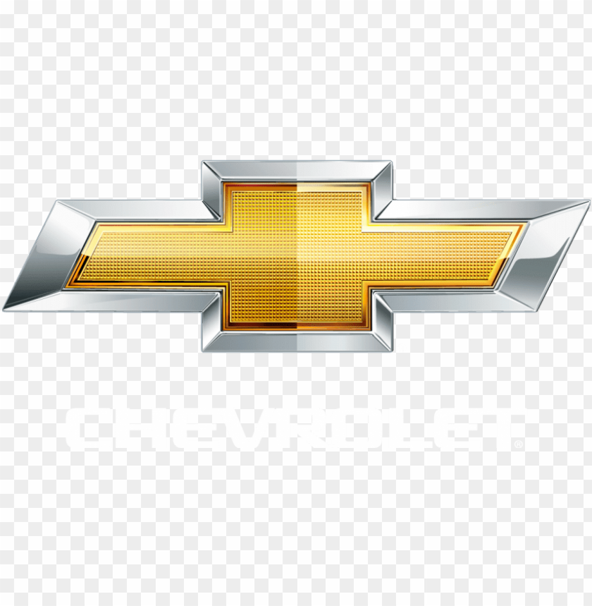 Chevrolet logo with gold and silver gradient
