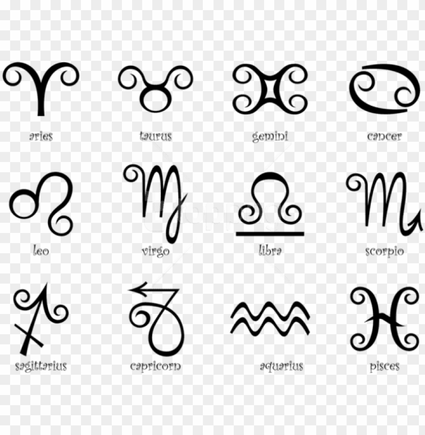 free png download black zodiac signs clipart png photo - tribal capricorn  tattoos for wome PNG image with transparent background | TOPpng