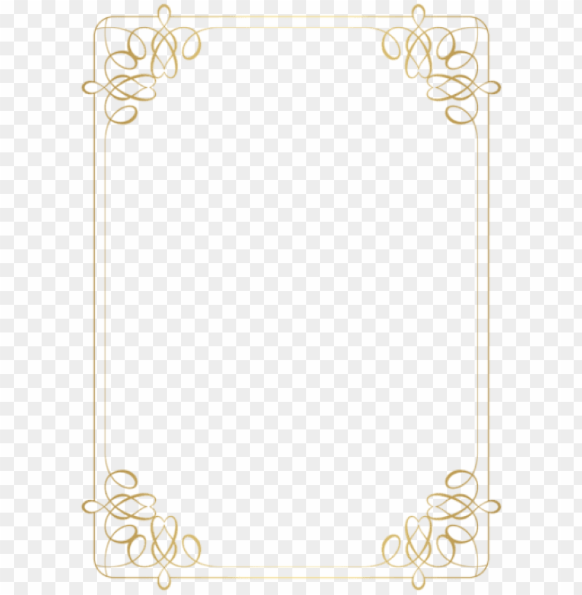 Free Download Border Frame Gold Clipart Photo - Clipart Gold Frame PNG Transparent Background