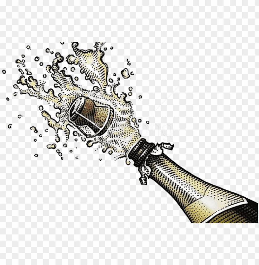 free PNG free png download champagne popping png images background - popped champagne bottle PNG image with transparent background PNG images transparent