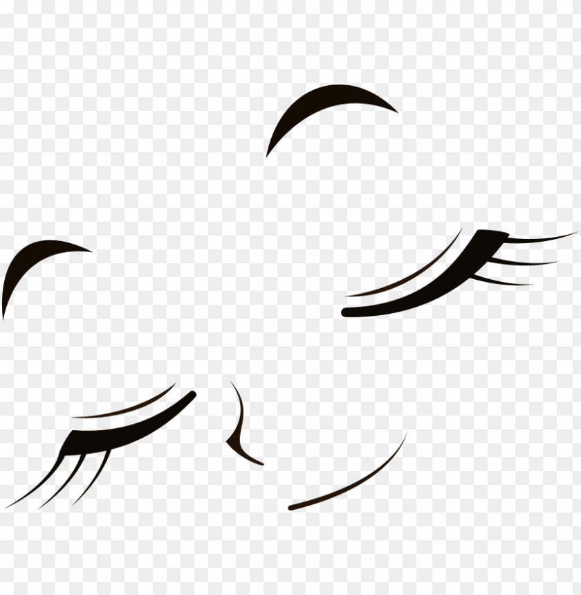 free png download closed eyes png images background - closed anime eyes PNG  image with transparent background | TOPpng