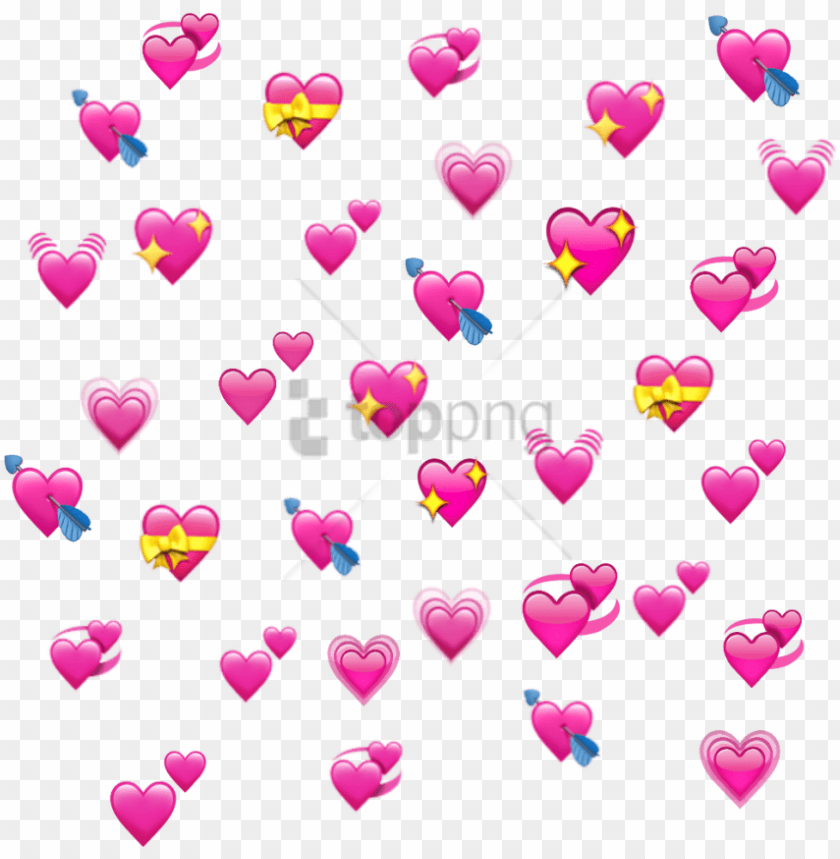 Free Download Emoji Klemmbrett Images - Heart Emojis PNG Transparent Background