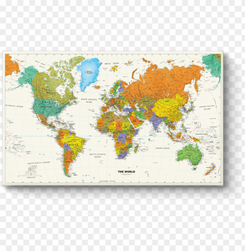 Free Png Download High Quality World Map In Hd Png - High Quality World Map  PNG Image With Transparent Background