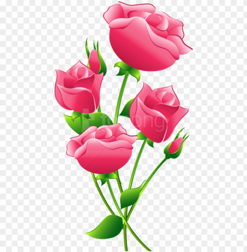 free png download pink roses transparent png images - pink rose flower clip art PNG image with transparent background@toppng.com