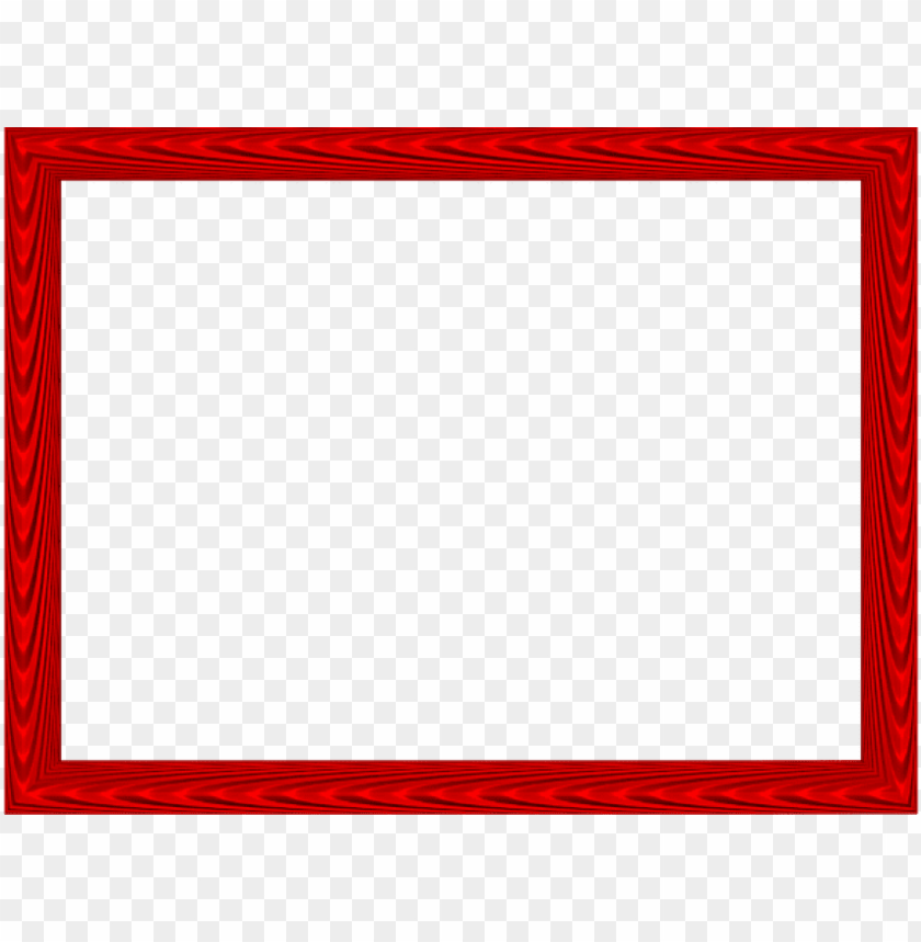Red Frame PNG Transparent Images Free Download, Vector Files