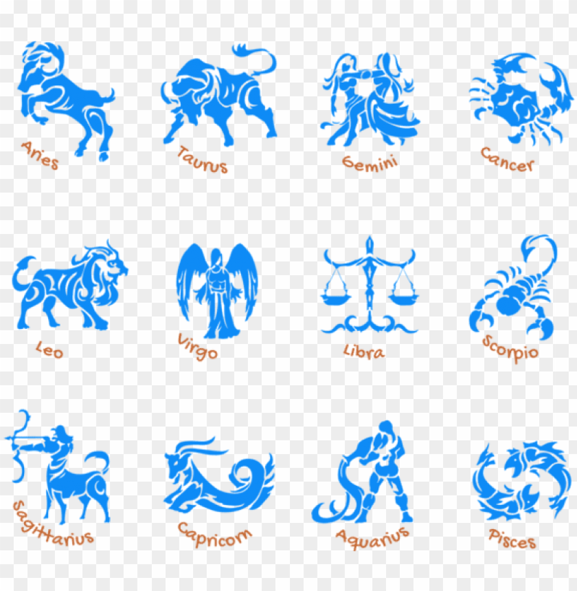 free png download transparent blue zodiac signs set zodiac signs as sailor moon characters PNG transparent with Clear Background ID 209618