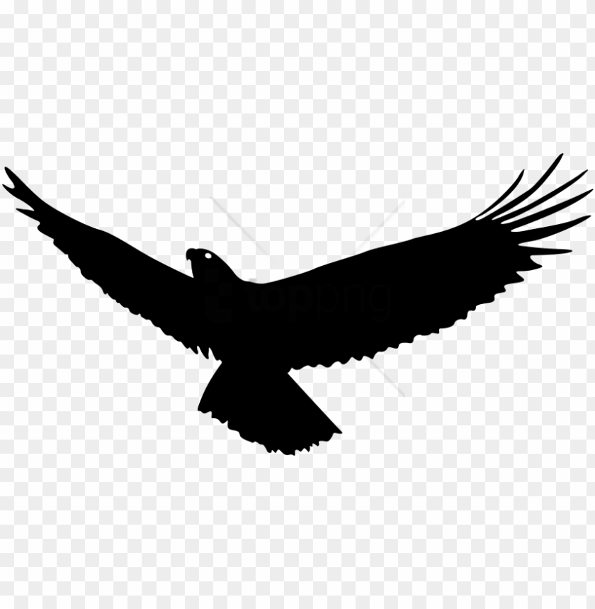 free png eagle flying silhouette png image with transparent - eagle silhouette vector PNG image with transparent background@toppng.com