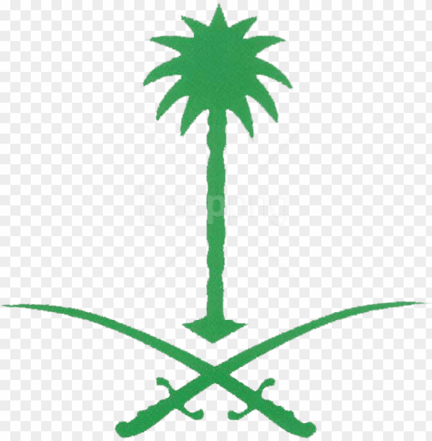 free PNG free png emblem of saudi arabia png images transparent - palm saudi arabia ico PNG image with transparent background PNG images transparent
