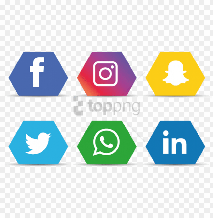 Free Facebook Instagram Whatsapp Image With - Facebook Instagram Icons PNG Transparent Background