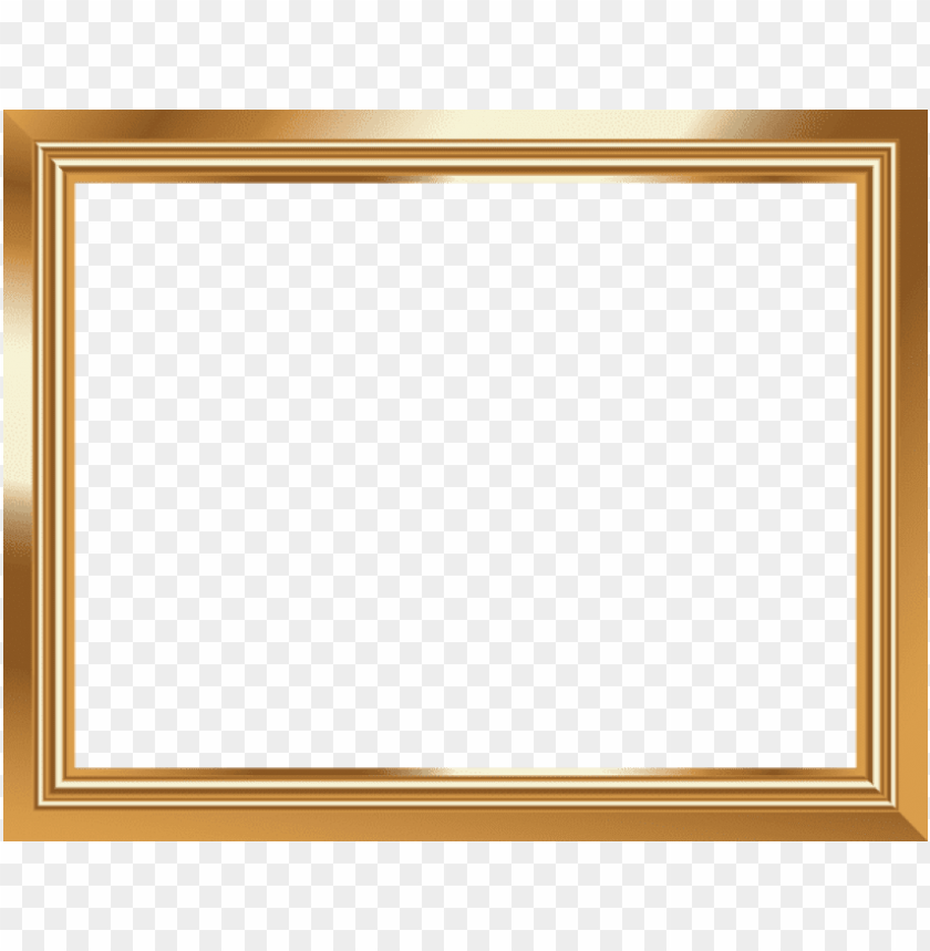 free png gold transparent frame png images transparent - cartoon wooden  picture frame PNG image with transparent background | TOPpng