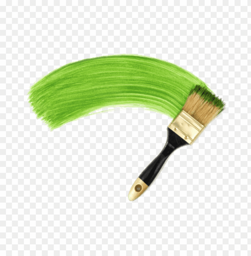 Transparent Background PNG of green line paint brush - Image ID 234