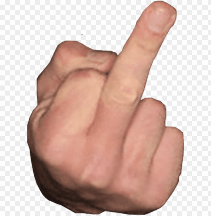 Duck You Middle Finger PNG High-res 