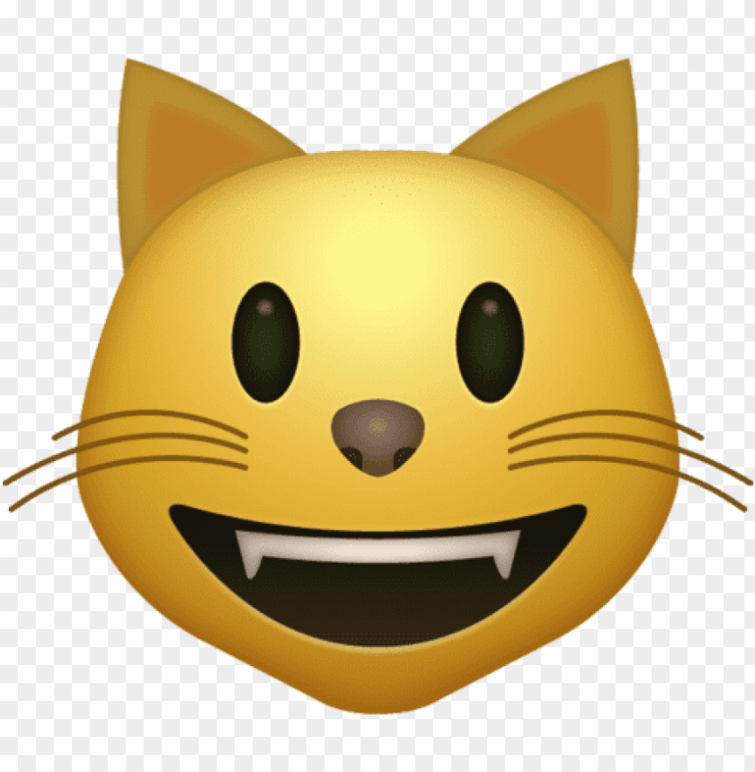 free png smiling cat emoji png apple hd high resolution - cat emoji PNG image with transparent background@toppng.com